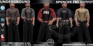 Get the best deals on fbi costume. Second Life Marketplace Ug Mesh Spencer Fbi Outfit