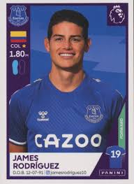 Maybe you would like to learn more about one of these? 219 James Rodriguez Everton Premier League 2021 Sticker Football Cards Direct