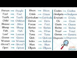 Irregular Plural Nouns In English Here S All The Information You Need To Recognize And Form Irregular Plurals Irregular Plural Nouns Plurals Nouns