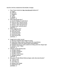 Maybe you would like to learn more about one of these? Soal Infrastruktur Jaringan Xi