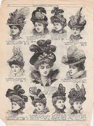The Changing Trends Of Hats Historical Hats Victorian Hats Hats Vintage