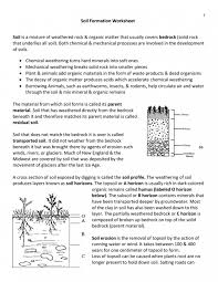 Related posts for soil formation worksheet answers constructive destructive forces student. How Is Soil Formed Worksheets 99worksheets