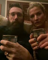 The couple that drinks together stays together. #whiskeyfolks