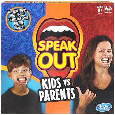 Hasbro C3145 Speak Out Kids Vs Parents Game Walmart Com Challenge Games Family Games Family Board Games