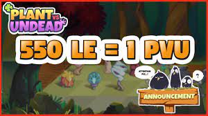 Pvu 550 Le To 1 Pvu Latest Update Pvu Token Price Best Nft Games Crypto Games Pvp Farm 3 0 Youtube