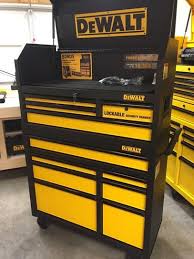 Dewalt 40 In 11 Drawer Rolling Bottom Tool Chest And Cabinet Combo In Black Dwmt78074d The Home Depot Tool Chest Dewalt Tools Dewalt Power Tools