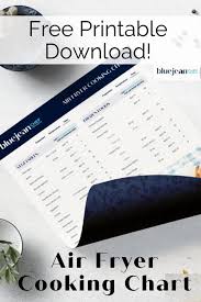 Air Fryer Cooking Charts Blue Jean Chef Meredith Laurence Air Fryer Cooking Times Air Fryer Air Fryer Recipes Healthy