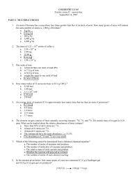 Spring '09 exam 1 key. Chemistry 123 01 Practice Exam 2 Answer Key Amazon S3