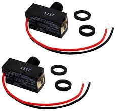 Pack Of 2 Outdoor Hard Wired Post Eye Light Control Electric Resistor Photocell Light Sensor Dusk To Dawn Sensor Convert Fixtures To Auto On At Night Led Hid Cfl Jl 103a Walmart Com