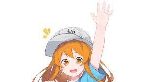 (dub) on 9anime dubbed or english subbed. Wallpaper Id 100038 Anime Manga Anime Girls Simple Background Minimalism Children Hataraku Saibou