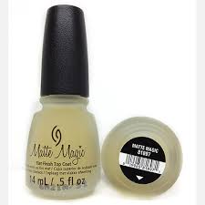 I have one more matte top coat to show you but in the meantime, which one is your fave so far? 81897 China Glaze Nail Lacquer Matte Magic Flat Finish Top Coat 0 5oz 14ml Solar Nails Warehouse