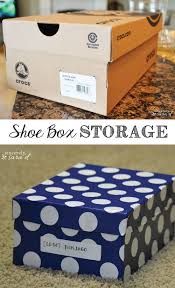 Shoe Box Storage Sincerely Sara D Home Decor Diy Projects Shoe Box Crafts Shoe Box Storage Diy Box