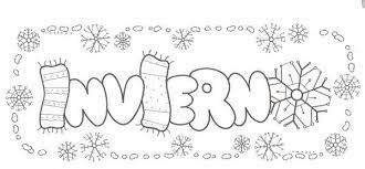 Dibujos para imprimir y colorear de invierno para niños. Dibujos Para Colorear Sobre El Invierno Colorear Imagenes