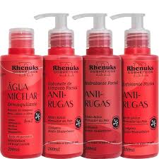 Rhenuks Skin Care - Kit Facial Anti Rugas Uso Di&aacute;rio (4 Produtos)