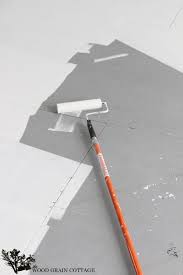 It didn't go down easy oh no no. How To Paint Plywood Floors The Wood Grain Cottage