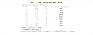 girls rj classics show jacket shore s8534 brennans bit