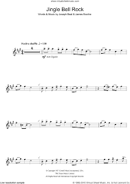 Checker Jingle Bell Rock Sheet Music For Alto Saxophone Solo