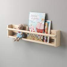Kids room wall hanging book shelves, nursery book shelves, set of 3 book shelves, wall mounted books storage, book shelf playroom storage. Flisat Wall Storage 27 X3 X6 Ikea