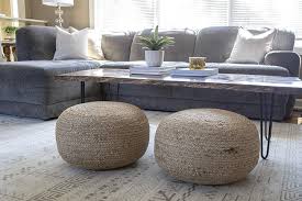 125 Best Coastal Ottomans And Coastal Poufs 2020 Beachfront Decor In 2020 Living Room Pouf Wall Decor Living Room Decor Therapy