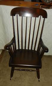 Mahogany Tell City Rocker Rocking Chair R161 Rocking Chair Antique Chairs Chair
