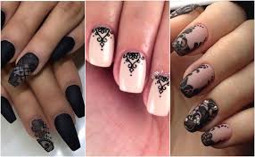 Turn Up The Sexy This Valentine S Day With Lace Nails These matte.you guys can order all products that i use in my video!