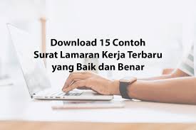 Kabar baik bagi warga blitar khususnya dan warga negara indonesia pada umumnya yang. Download 15 Contoh Surat Lamaran Kerja Terbaru Yang Baik Dan Benar Blog Bikincv