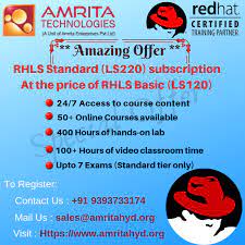 Specialoffer On Rhls Red Hat Learning Subscription At Amritatechnologies Learning Red Hats Basic