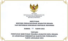 Ini Formasi Kebutuhan Calon Asn Pemerintah Kabupaten Purwakarta 2021