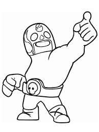 Many have been asking for more brawl star lessons so today we'll be showing you how to draw el primo. Kolorowanka Brawl Stars El Primo Ladnekolorowanki Pl