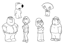 Here's a list of the best unique, easy and advanced coloring pages for adults. Free Printable Family Guy Coloring Pages For Kids