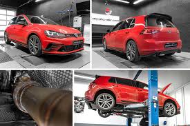 The volkswagen golf (listen ) is a compact car produced by the german automotive manufacturer volkswagen since 1974, marketed worldwide across eight generations. Performance Upgrade Vw Golf 7 Gti Clubsport Stage 1 4