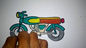 Belajar cara menggambar 3d di kertas untuk pemula yang mudah via youtube.com. Cara Menggambar Sepeda Motor Dengan Mudah Gambaryuk