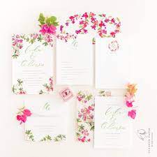 Bougainvillea Wedding Invitations Bougainvillea Wedding Invitations Feather Paper Bespoke Wedding Invitations Wedding Invitations Destination Wedding Decor