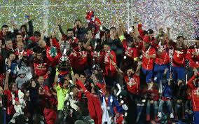 Plantel de chile campeón (con los clubes de cada jugador en junio de 2015). Historico Chile Es Campeon De America Copa America 2015 24horas