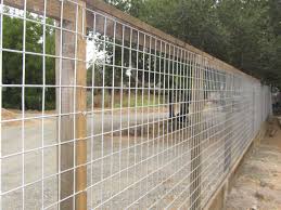 4x4 Hog Panel Mesh On 4x4 Posts And Kickboard By Arbor Fence Inc Privacy Modern Design In 2020 Cattle Panel Fence Wire Fence Panels Dog Fence