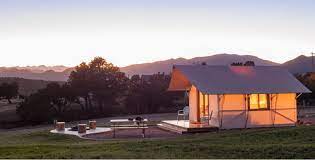 Don't miss out on the chance to go luxury cabin camping; Royal Gorge Cabins Glamping Camp Colorado