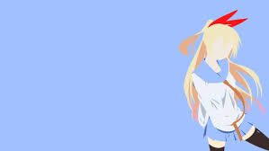 If not, make sure you check out the other. Kirisaki Chitoge Minimalism Anime Girls Blonde School Uniform Skirt Nisekoi Simple Background Simple Anime Vectors Vectors Thigh Highs Wallpapers Hd Desktop And Mobile Backgrounds