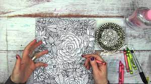 These coloring pages are great for display and provide more room for creativity! Coloring With Crayons For Adults Drawing With Crayons