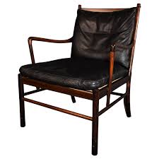 Ole Wanscher Colonial Rosewood Chair Vintage Lounge Chair Rosewood Chair Colonial Chair