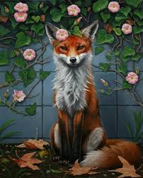 Olga Ponomarenko Smart Alec Fox Artwork Fox Art Fox Illustration