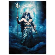Poseidon - griechischer Gott des Meeres und der Erdbeben, Meereskraft  Poster, römischer Gott Neptun, griechische Mythologie, Poseidon Poster,  hellenische Gottheit - Etsy.de