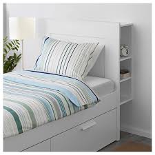 Letti contenitori, eleganza e praticità. Brimnes Testiera Con Vano Contenitore Bianco Ikea It