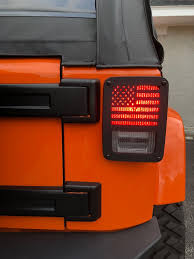 Jeep Wrangler Flag Taillight Guards Jt17b
