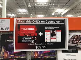 I think they're now $16.99 for 2 tickets. Found At Costco Moviepassclub