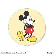 Schichtplan per mail an verplante mitarbeiter versenden (sofern mailadresse der mitarbeiter in der administration hinterlegt). Classic Mickey Classic Round Sticker Zazzle Com In 2021 Disney Sticker Mickey Mouse Stickers Mickey