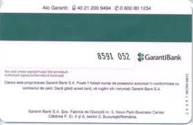 Formerly referred to as garanti bank in english) is a financial services company based in turkey. Bank Card Garanti Bank 24 Garantibank 24 Romania Col Ro Ms 0030 05