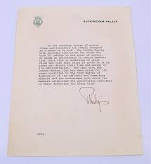 A college paper heading is the array of data located in the upper part of your essay. A Signed Letter From Prince Phillip On Headed Buckingham Palace Paper With Reference To The London Rowing Clubs Anniversary Price Estimate 50 100