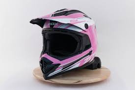 Details About Zox Rush Jr Lucid Youth Mx Offroad Helmet Pink