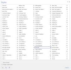 understanding styles in microsoft word a tutorial in the