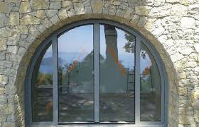 Ensemble Compose Aluminium Lavandou Porte Fenetre Alu Portes Cintrees Fenetres Cintrees